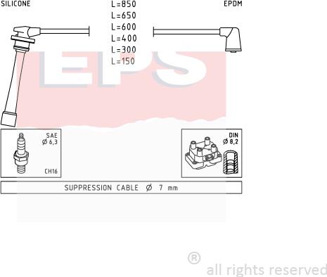 MDR EPS-1499 236 - Set kablova za paljenje www.molydon.hr