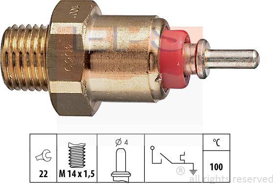 MDR EPS-1840 069 - Senzor, temperatura rashladne tekućinu www.molydon.hr