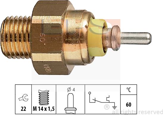 MDR EPS-1840 120 - Senzor, temperatura rashladne tekućinu www.molydon.hr