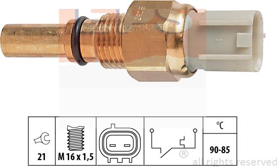 MDR EPS-1850 267 - Prekidač temperature, ventilator radijatora / klima uređaja www.molydon.hr