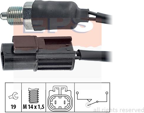 MDR EPS-1860 116 - Prekidač, rikverc svjetlo www.molydon.hr
