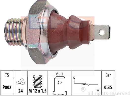 MDR EPS-1800 026 - Senzor, pritisak ulja www.molydon.hr