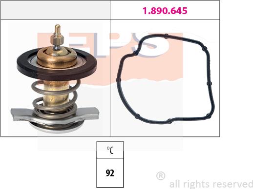 MDR EPS-1880 590 - Termostat, rashladna tekućinu www.molydon.hr