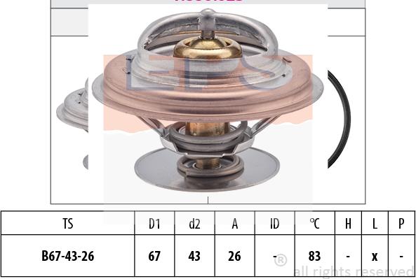 MDR EPS-1880 625S - Termostat, rashladna tekućinu www.molydon.hr