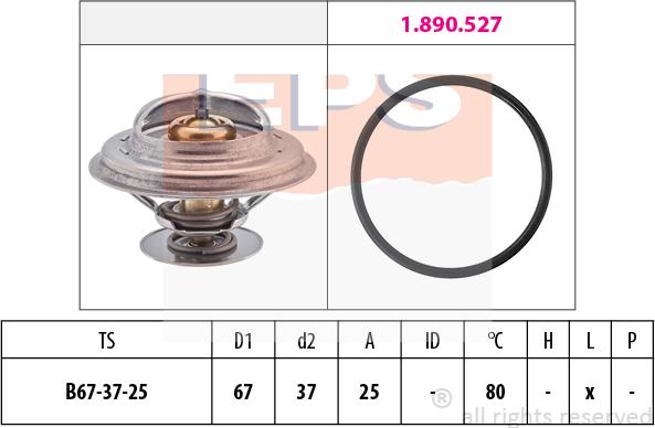 MDR EPS-1880 623 - Termostat, rashladna tekućinu www.molydon.hr