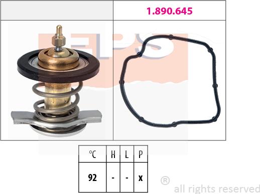 MDR EPS-1880 847 - Termostat, rashladna tekućinu www.molydon.hr