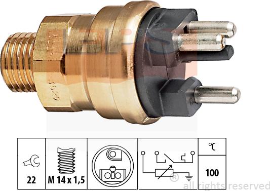 MDR EPS-1830 529 - Senzor, temperatura rashladne tekućinu www.molydon.hr