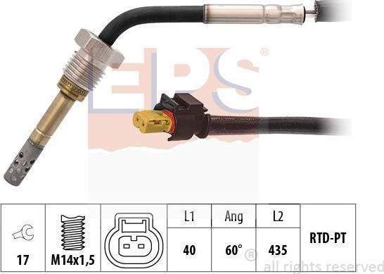 MDR EPS-1220 084 - Senzor, temperatura Ispušnih plinova www.molydon.hr