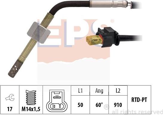 MDR EPS-1220 083 - Senzor, temperatura Ispušnih plinova www.molydon.hr