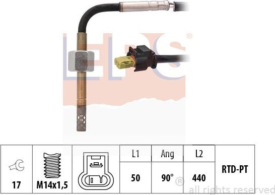 MDR EPS-1220 194 - Senzor, temperatura Ispušnih plinova www.molydon.hr