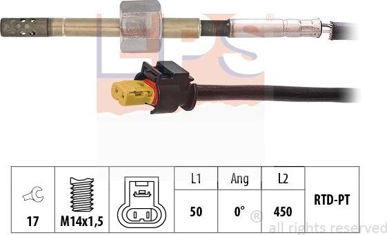 MDR EPS-1220 189 - Senzor, temperatura Ispušnih plinova www.molydon.hr