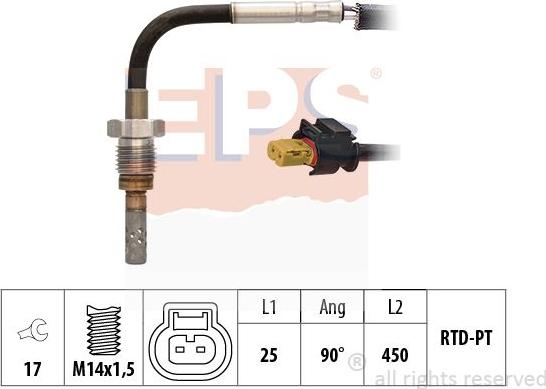 MDR EPS-1220 307 - Senzor, temperatura Ispušnih plinova www.molydon.hr