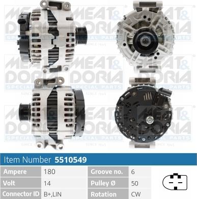 Meat & Doria 5510549 - Alternator www.molydon.hr