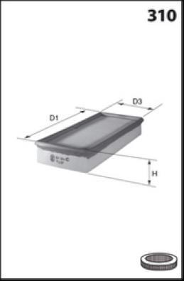 Mecafilter ELP9764 - Filter za zrak www.molydon.hr