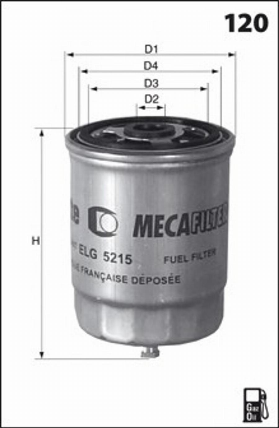 Mecafilter G74 - Filter za gorivo www.molydon.hr
