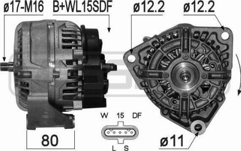 Messmer 210630A - Alternator www.molydon.hr