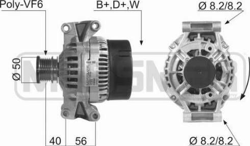 Messmer 210161A - Alternator www.molydon.hr