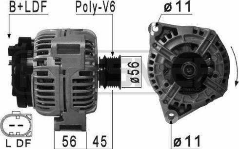 Messmer 210891A - Alternator www.molydon.hr