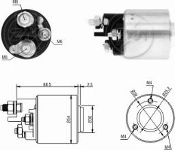 Messmer ZM1590 - Elektromagnetni Prekidač, starter www.molydon.hr