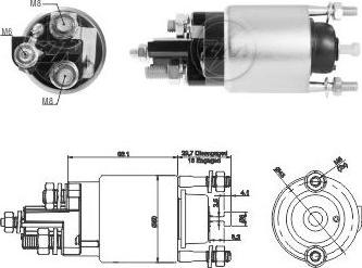 Messmer ZM3708 - Elektromagnetni Prekidač, starter www.molydon.hr