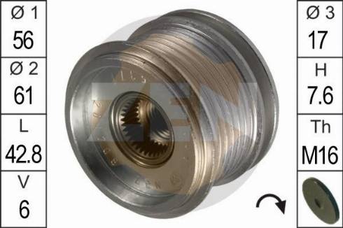 Messmer ZN5377 - Remenica, alternator www.molydon.hr