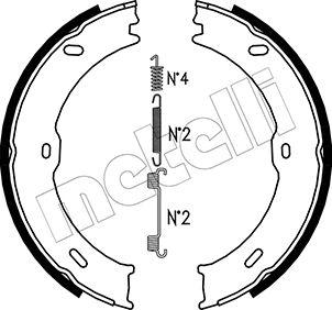 Metelli 53-0246K - Komplet kočionih obloga, rucna kočnica www.molydon.hr