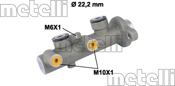 Metelli 05-0654 - Glavni kočioni cilindar www.molydon.hr