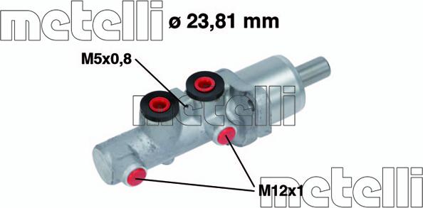 Metelli 05-0668 - Glavni kočioni cilindar www.molydon.hr