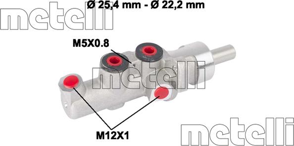 Metelli 05-0662 - Glavni kočioni cilindar www.molydon.hr