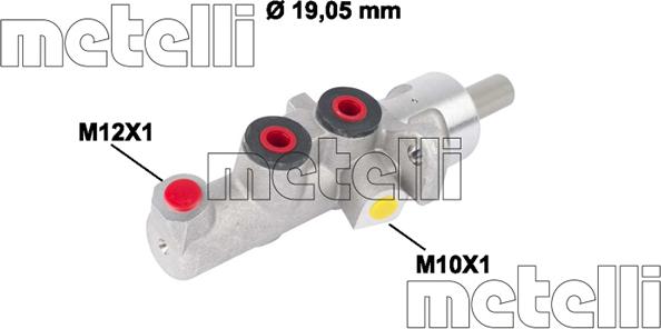Metelli 05-0620 - Glavni kočioni cilindar www.molydon.hr