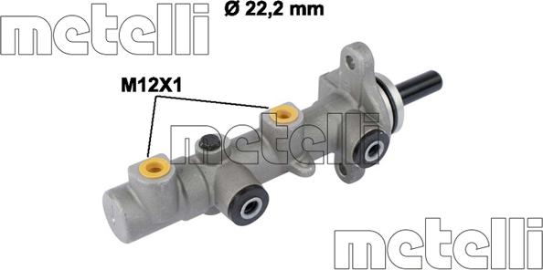 Metelli 05-0825 - Glavni kočioni cilindar www.molydon.hr