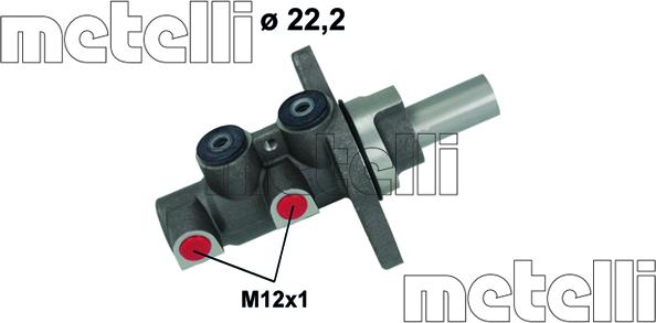 Metelli 05-1152 - Glavni kočioni cilindar www.molydon.hr