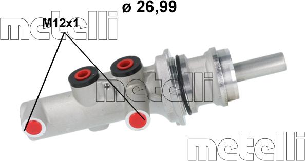 Metelli 05-1188 - Glavni kočioni cilindar www.molydon.hr