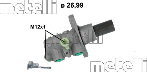 Metelli 05-1269 - Glavni kočioni cilindar www.molydon.hr
