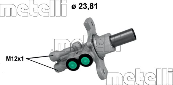 Metelli 05-1271 - Glavni kočioni cilindar www.molydon.hr