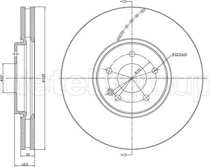 Protechnic PRD3032 - Kočioni disk www.molydon.hr