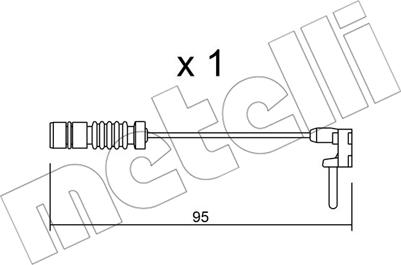 Metelli SU.011 - Signalni kontakt, trosenje kočione plocice www.molydon.hr