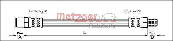 Metzger 4110568 - Kočiono crijevo, lajtung www.molydon.hr