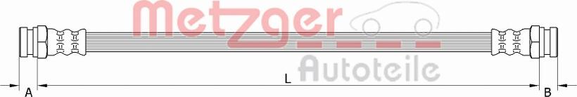 Metzger 4110898 - Kočiono crijevo, lajtung www.molydon.hr