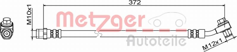 Metzger 4111795 - Kočiono crijevo, lajtung www.molydon.hr