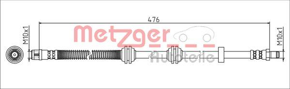 Metzger 4111788 - Kočiono crijevo, lajtung www.molydon.hr