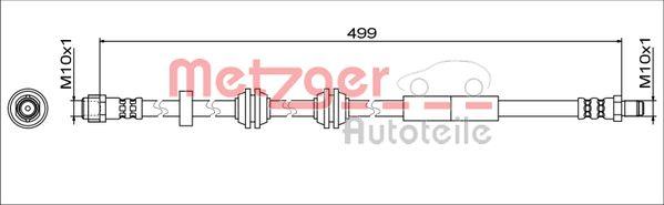 Metzger 4111776 - Kočiono crijevo, lajtung www.molydon.hr
