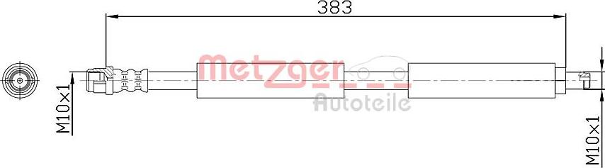 Metzger 4118574 - Kočiono crijevo, lajtung www.molydon.hr
