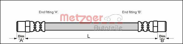 Metzger 4113271 - Kočiono crijevo, lajtung www.molydon.hr