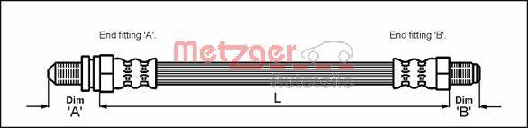 Metzger 4112502 - Kočiono crijevo, lajtung www.molydon.hr