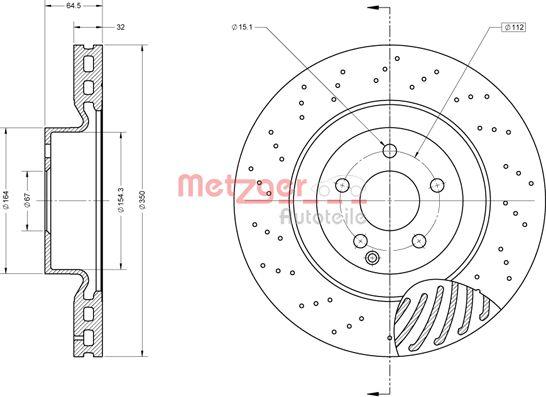 Metzger 6110866 - Kočioni disk www.molydon.hr