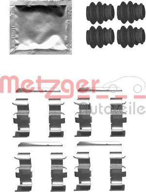 Metzger 109-1831 - Komplet pribora, Pločica disk kočnice www.molydon.hr