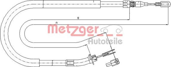 Metzger 10.9874 - Sajla ručne kočnice www.molydon.hr