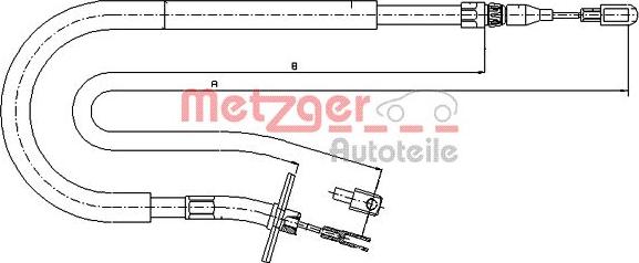 Metzger 10.9875 - Sajla ručne kočnice www.molydon.hr