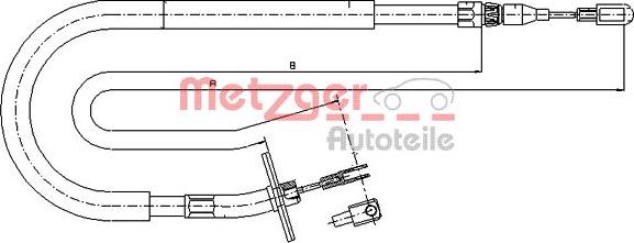 Metzger 10.9878 - Sajla ručne kočnice www.molydon.hr